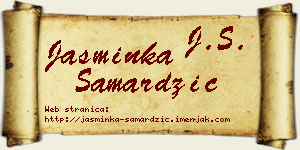 Jasminka Samardžić vizit kartica